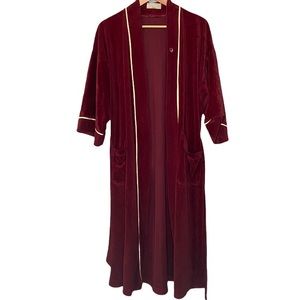 Vintage Christian Dior Velvet Robe - image 1